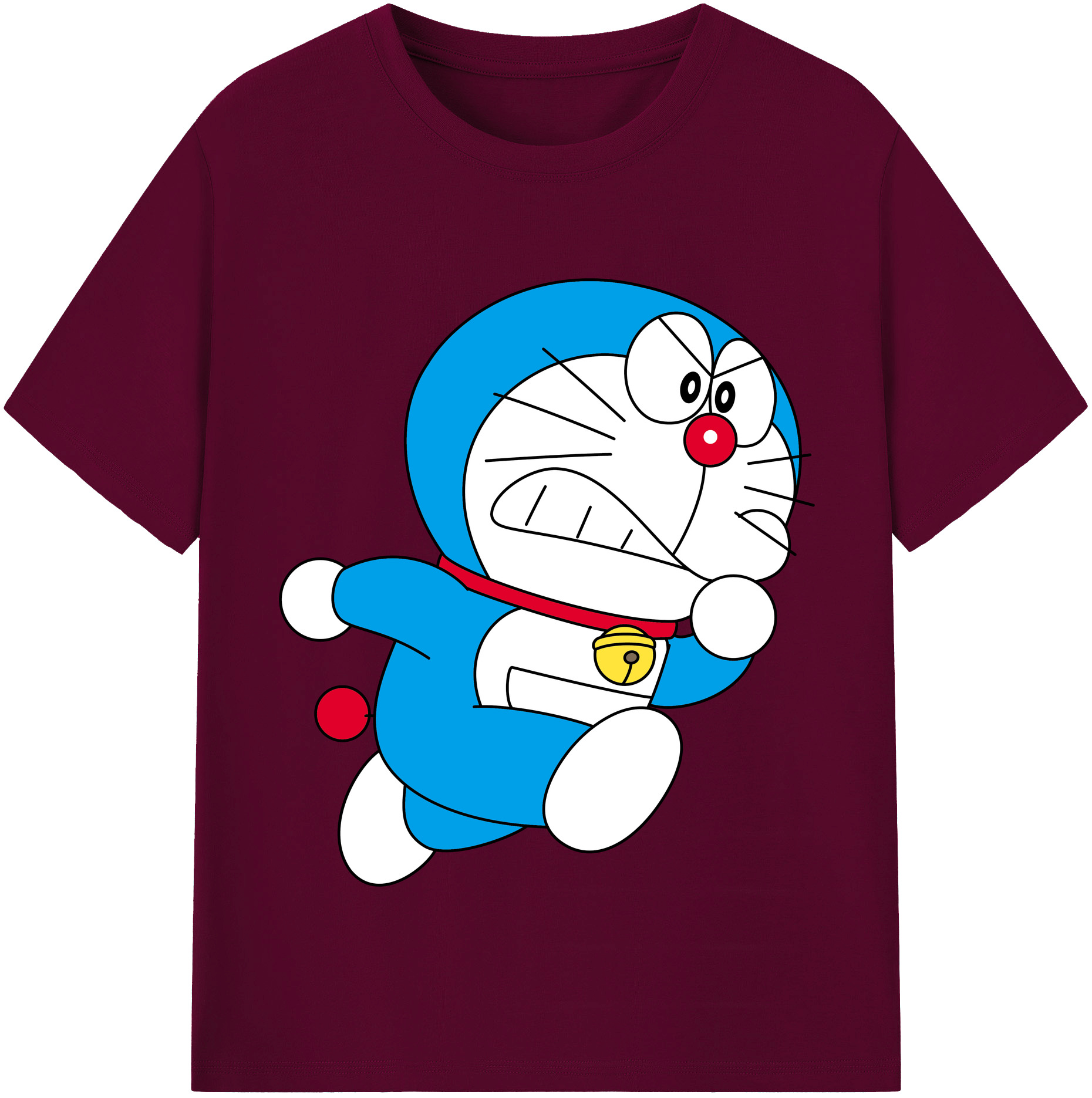 （画像用） ドラえもん Doraemon レディースカジュアルプリントTシャツ（綿100％）